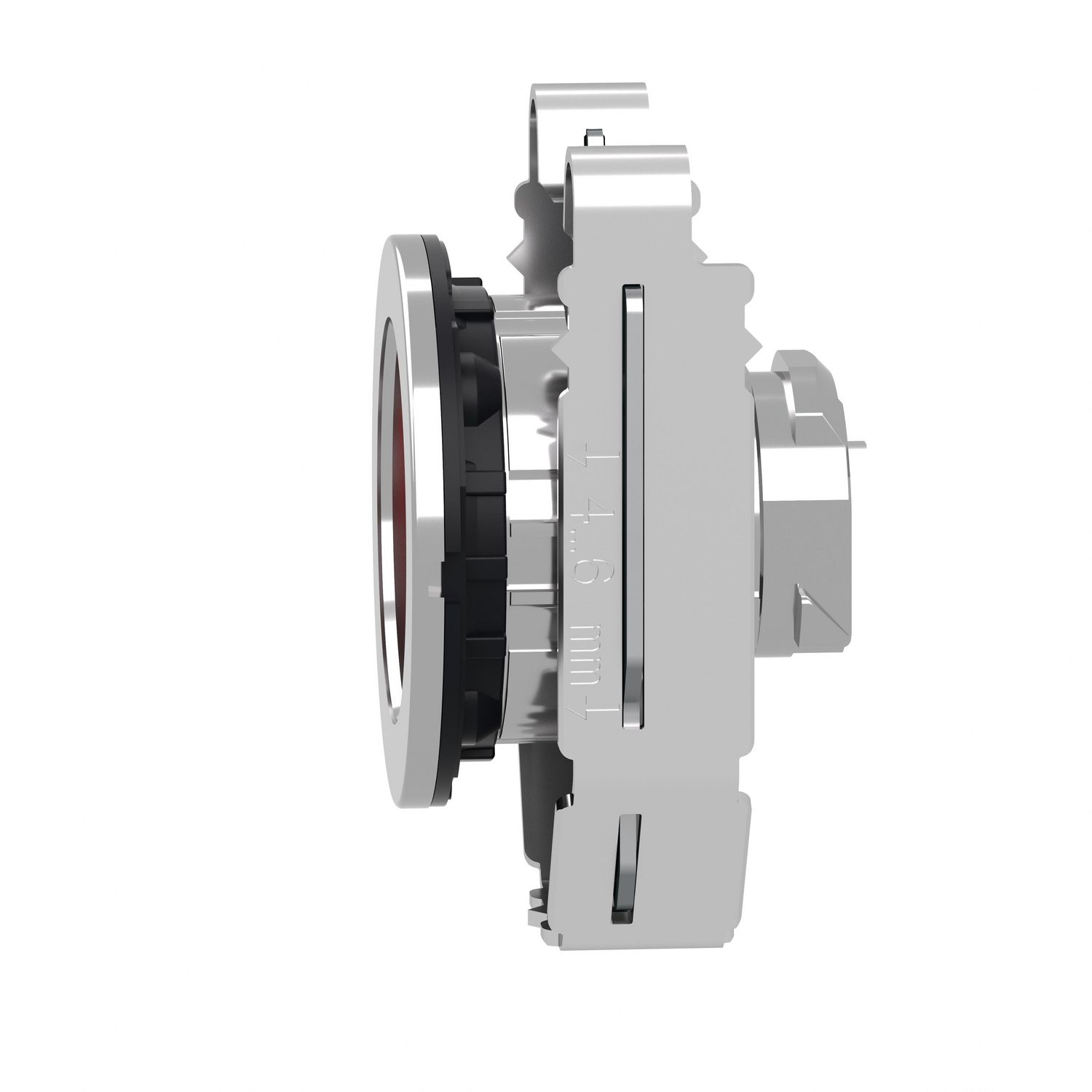 Picture of Head for non illuminated push button, Harmony XB4, flush mounted red pushbutton recessed