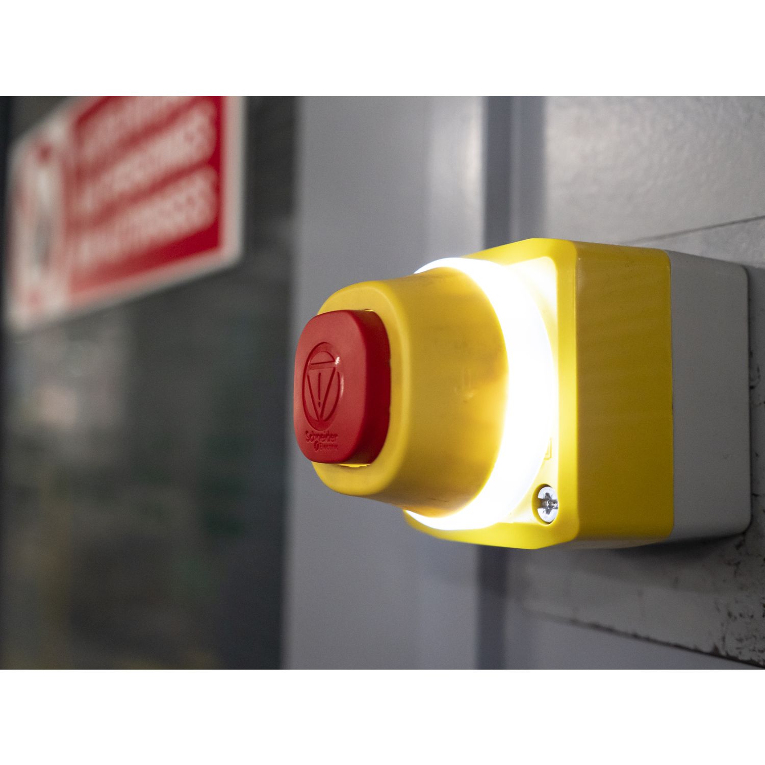 Picture of Head for illuminated selector switch, Harmony XB5, dark grey plastic, blue handle, 22mm, universal LED, 2 positions