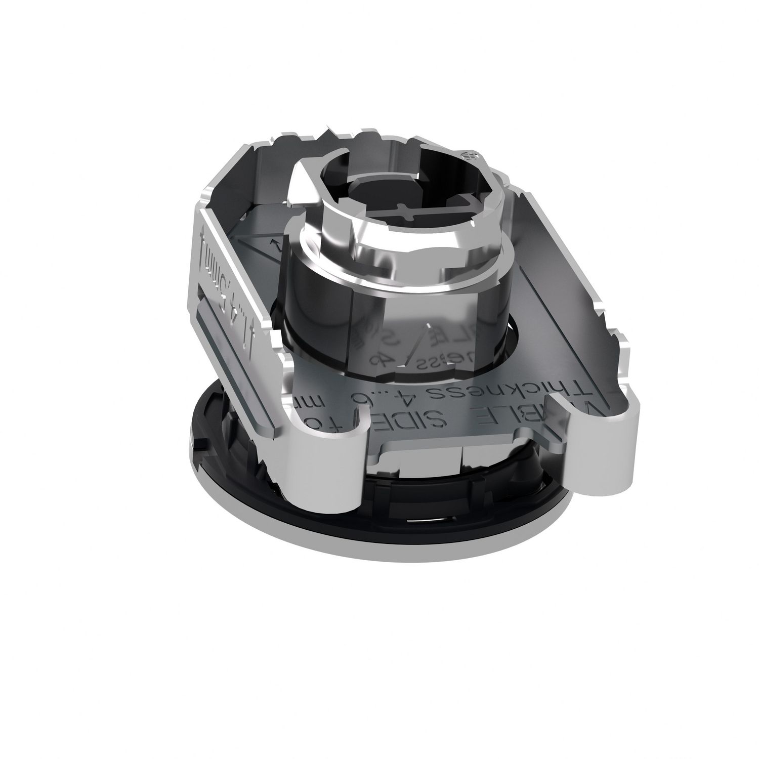 Picture of Head for non illuminated push button, Harmony XB4, flush mounted blue pushbutton recessed