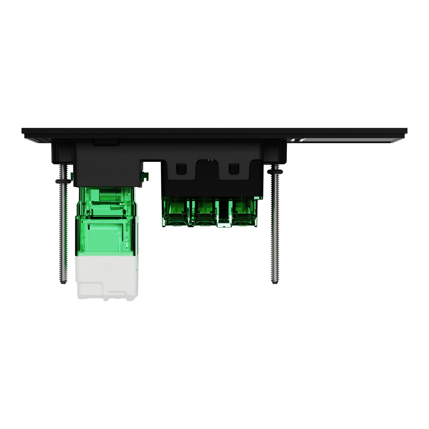 Picture of Single Switch Power Point, Clipsal Solis T Series, Smart Switch, Horizontal Mount, 230V-240V, 10A