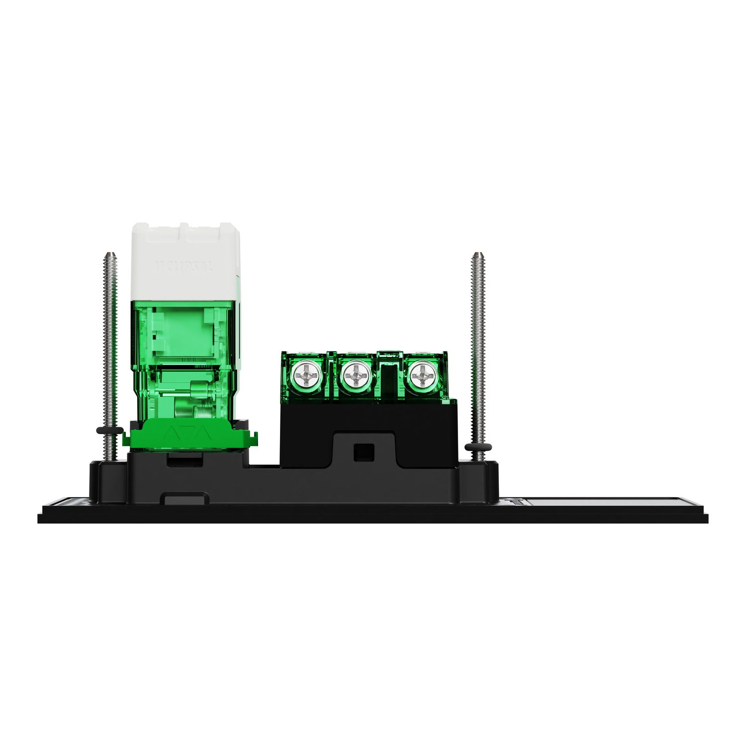Picture of Single Switch Power Point, Clipsal Solis T Series, Smart Switch, Horizontal Mount, 230V-240V, 10A