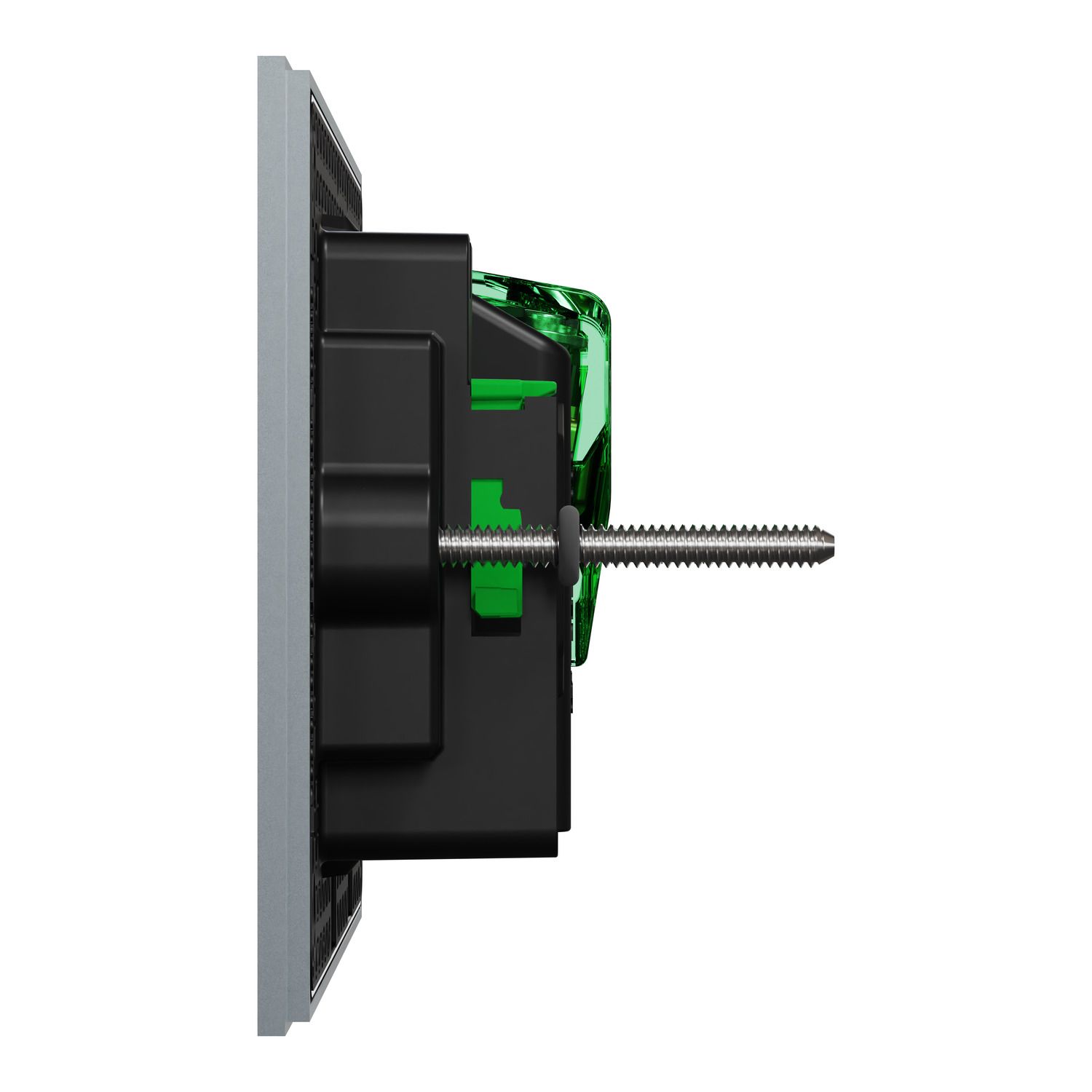 Picture of Double Switch Power Point, Clipsal Solis T Series, Horizontal Mount, 230V-240V, 10A, Removable Extra Switch