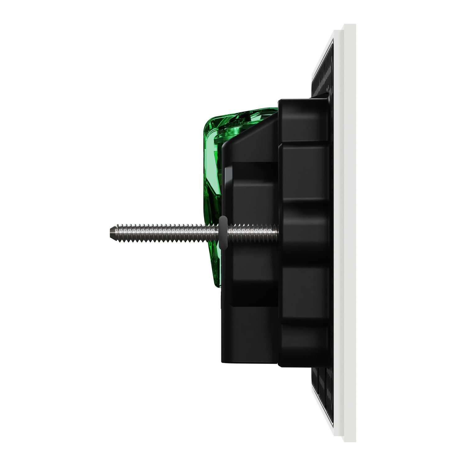 Picture of Double Switch Power Point, Clipsal Solis T Series, Horizontal Mount, 230V-240V, 10A, Removable Extra Switch
