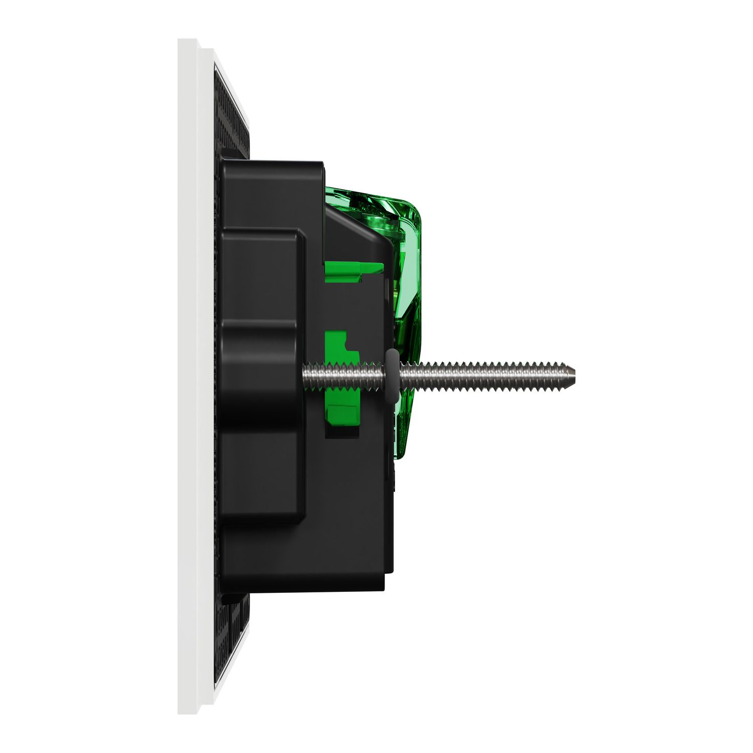 Picture of Double Switch Power Point, Clipsal Solis T Series, Horizontal Mount, 230V-240V, 10A, Removable Extra Switch