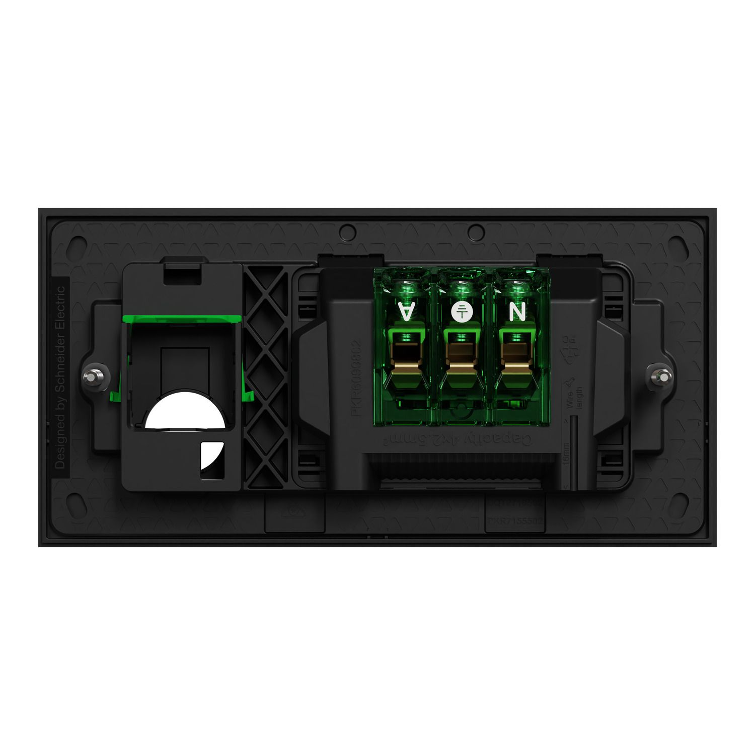 Picture of Double Switch Power Point, Clipsal Solis, Horizontal Mount, 230V-240V, 10A, Removable Extra Switch