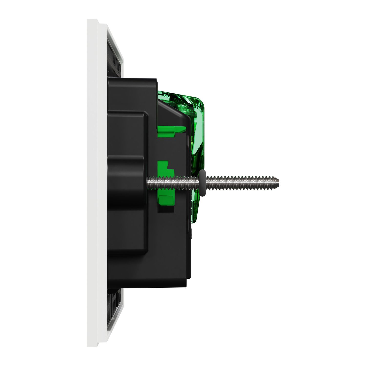 Picture of Double Switch Power Point, Clipsal Solis, Horizontal Mount, 230V-240V, 10A, Removable Extra Switch