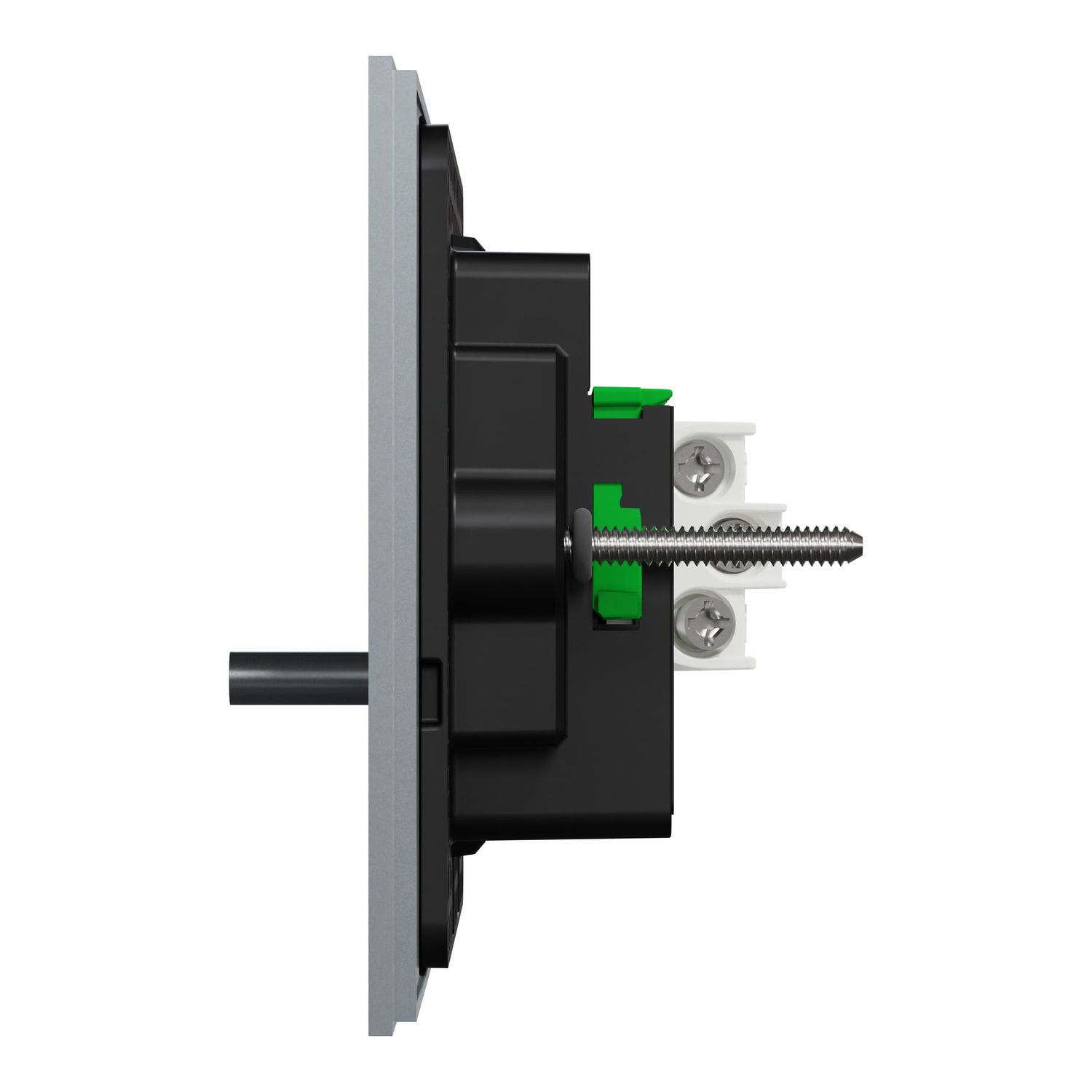 Picture of Flush Switch, Clipsal Solis T Series, Horizontal Mount, 1 Gang, 230V-240V, 10AX 1-Way/2-Way