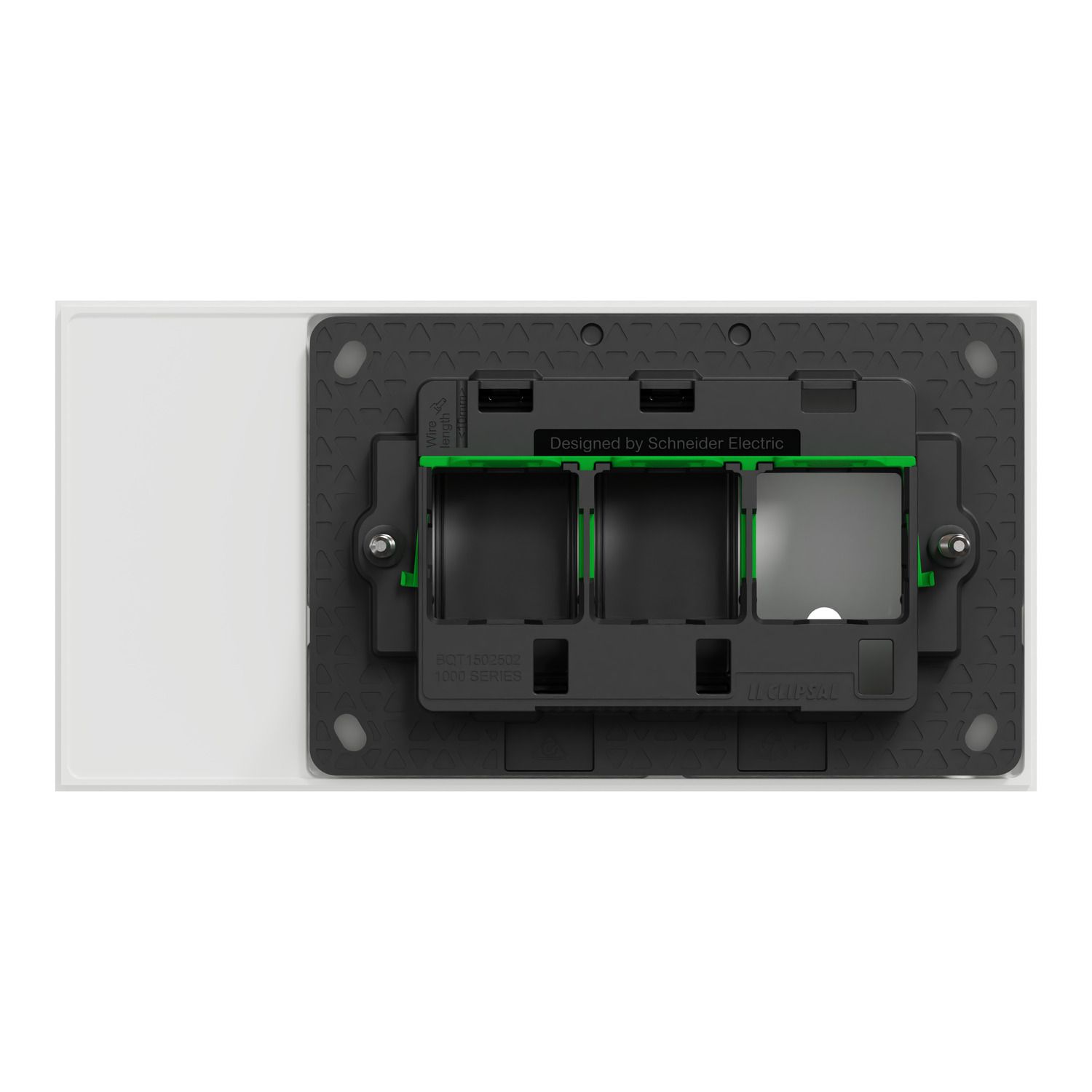 Picture of Grid Plate and Cover, Clipsal Solis T Series, 1 Gang, Horizontal