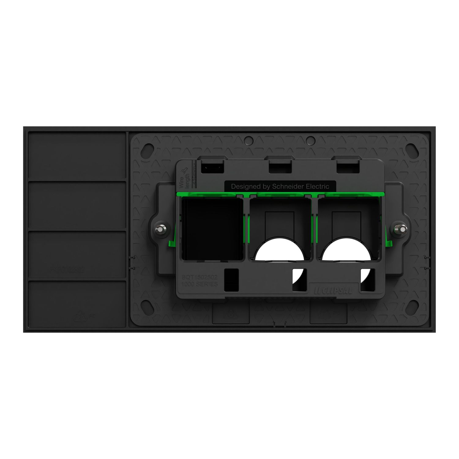 Picture of Grid Plate and Cover, Clipsal Solis, 2 Gang, Horizontal
