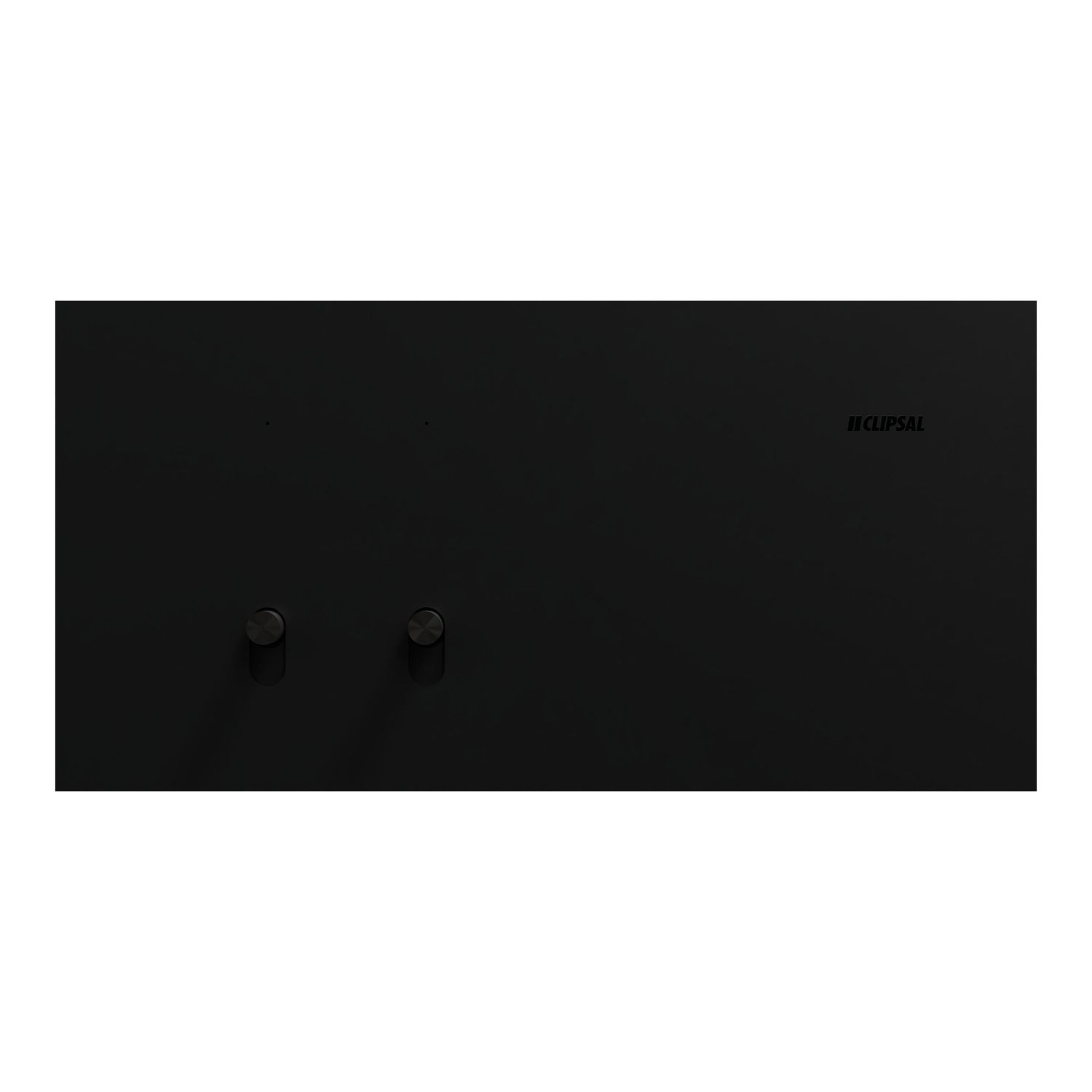 Picture of Flush Switch, Clipsal Solis T Series, Horizontal Mount, 2 Gang, 230V-240V, 10AX 1-Way/2-Way