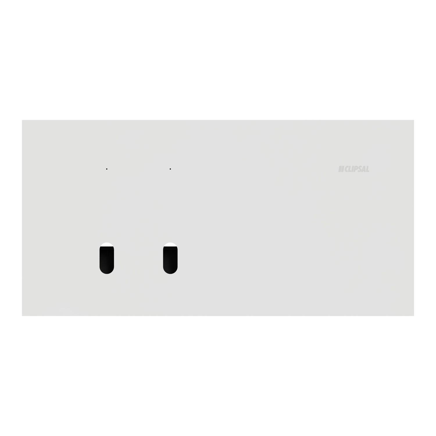 Picture of Grid Plate and Cover, Clipsal Solis T Series, 2 Gang, Horizontal