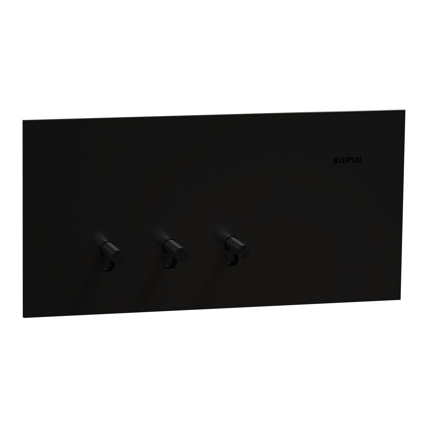 Picture of Flush Switch, Clipsal Solis T Series, Horizontal Mount, 3 Gang, 230V-240V, 10AX 1-Way/2-Way