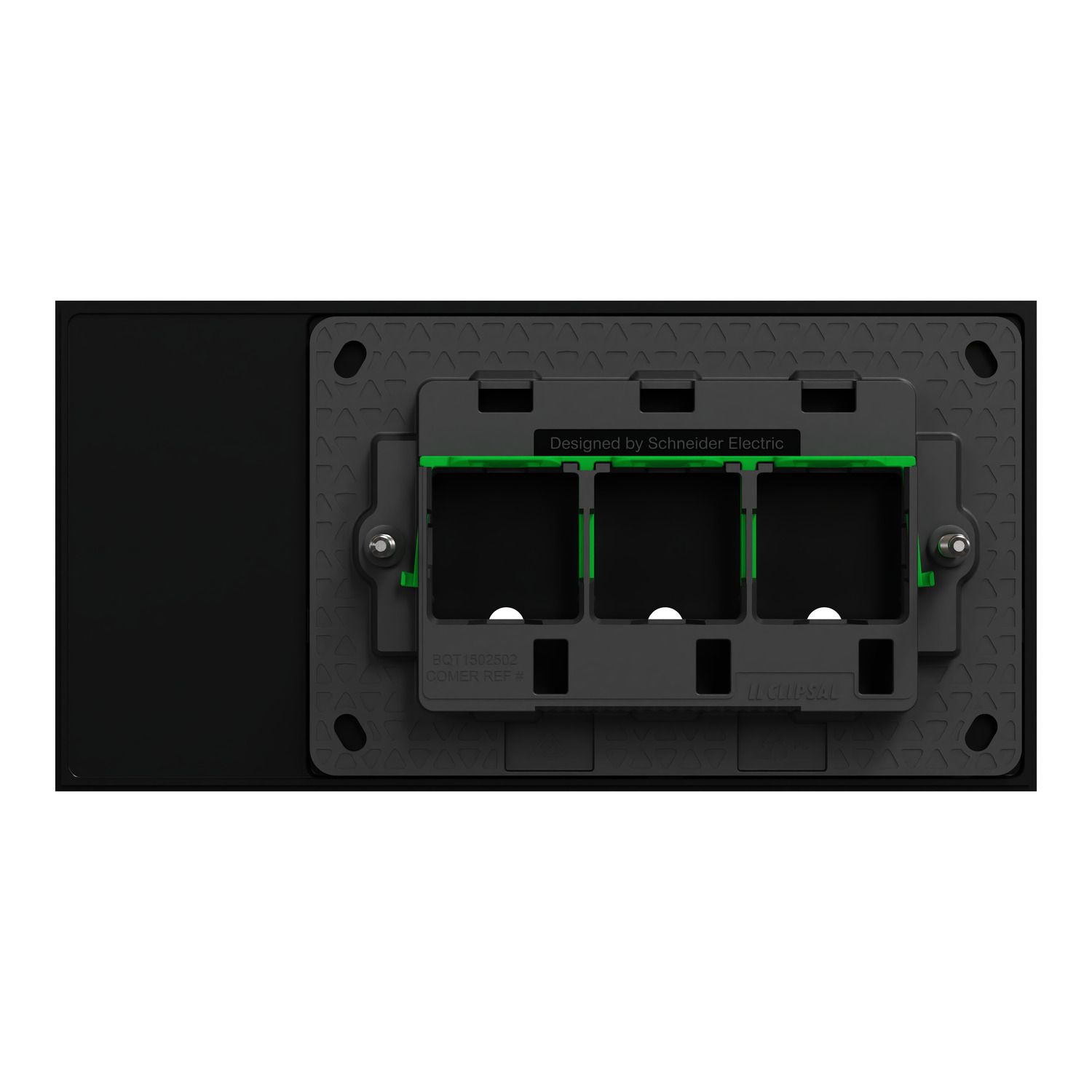 Picture of Grid Plate and Cover, Clipsal Solis T Series, 3 Gang, Horizontal