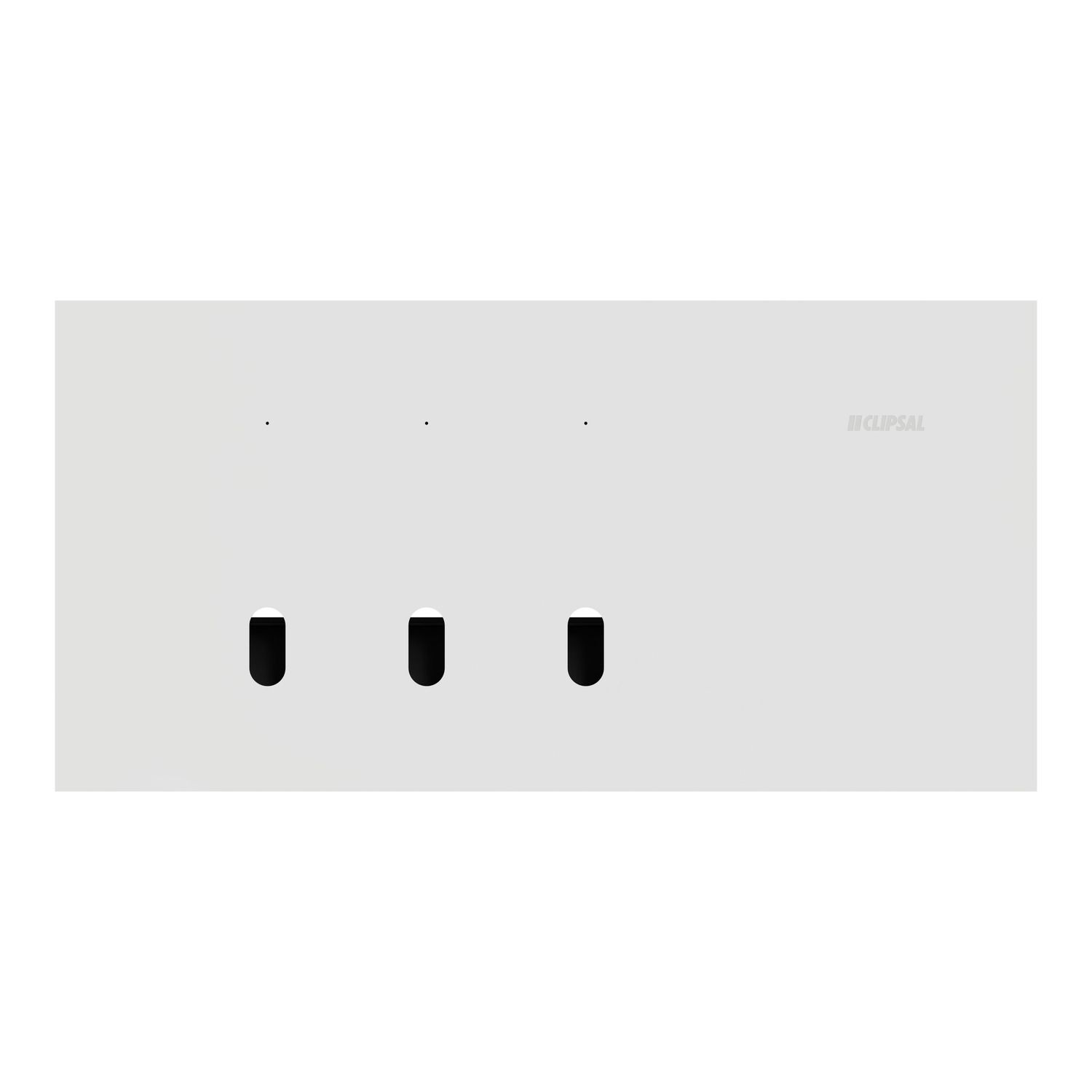Picture of Grid Plate and Cover, Clipsal Solis T Series, 3 Gang, Horizontal