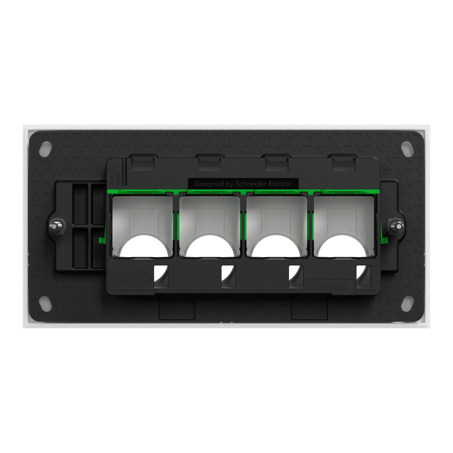 Picture of Grid Plate and Cover, Clipsal Solis, 3 Gang, Horizontal