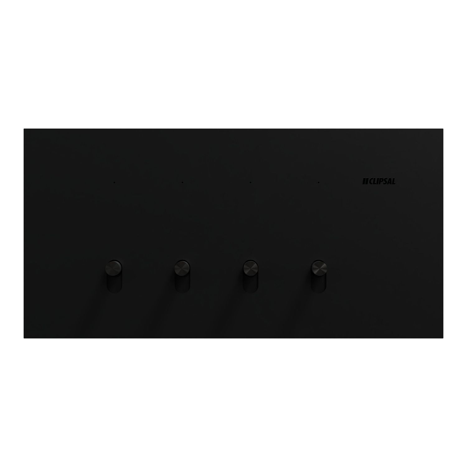 Picture of Flush Switch, Clipsal Solis T Series, Horizontal Mount, 4 Gang, 230V-240V, 10AX 1-Way/2-Way