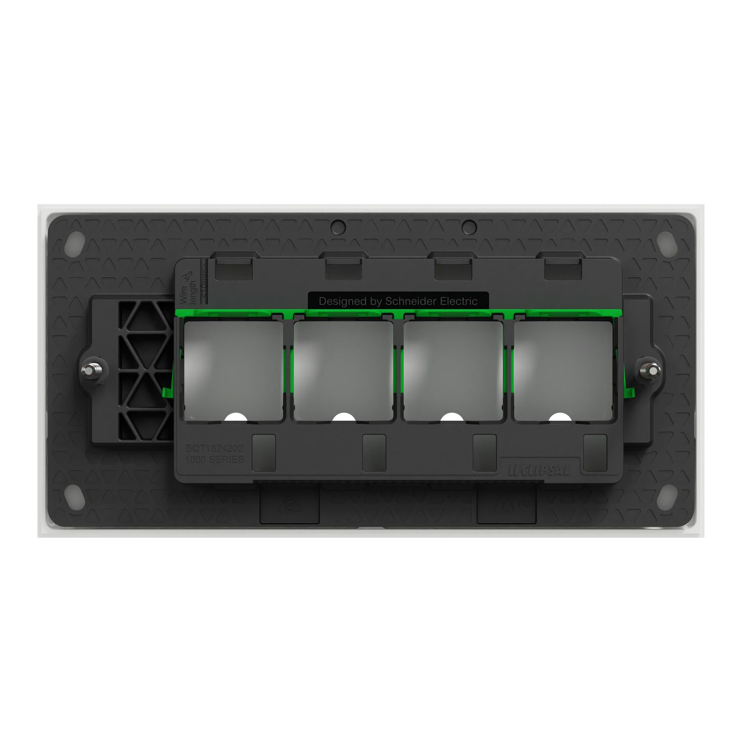 Picture of Grid Plate and Cover, Clipsal Solis T Series, 4 Gang, Horizontal