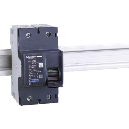 Picture of Miniature circuit breaker (MCB), Acti9 NG125H, 2P, 16A, C curve, 36kA (IEC/EN 60947-2)