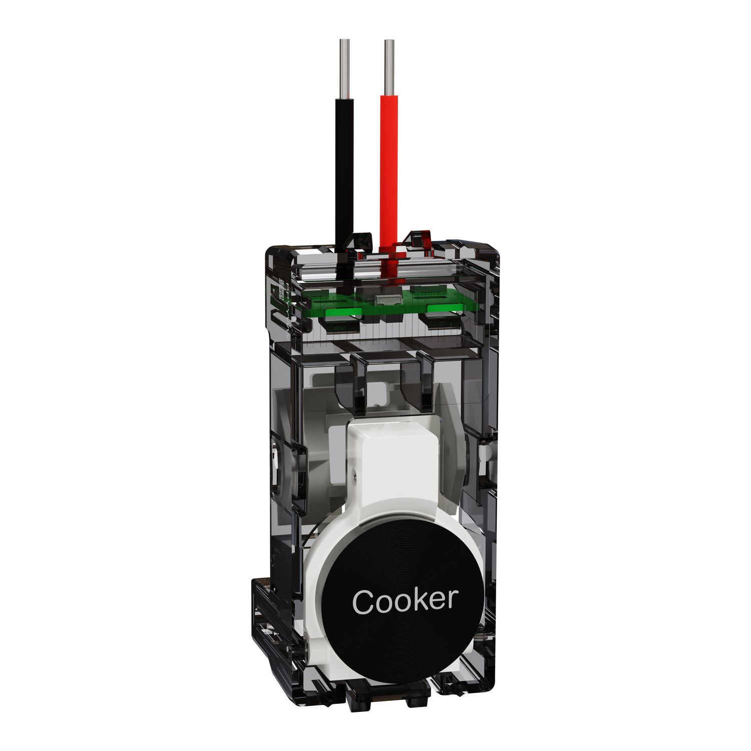 Picture of Push Button Adaptor for 40M32, Marked COOKER, Clipsal Solis T Series, Push Button Adaptor for 40M32, Marked COOKER