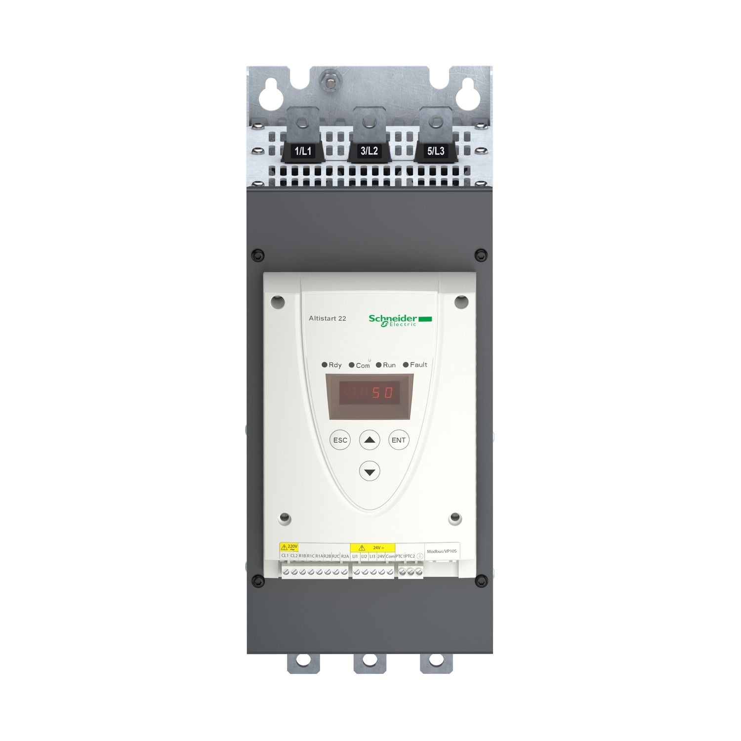 Picture of Soft starter, Altistart 22, ATS22 control 220V power 230V(45kW)/400...440V(90kW)