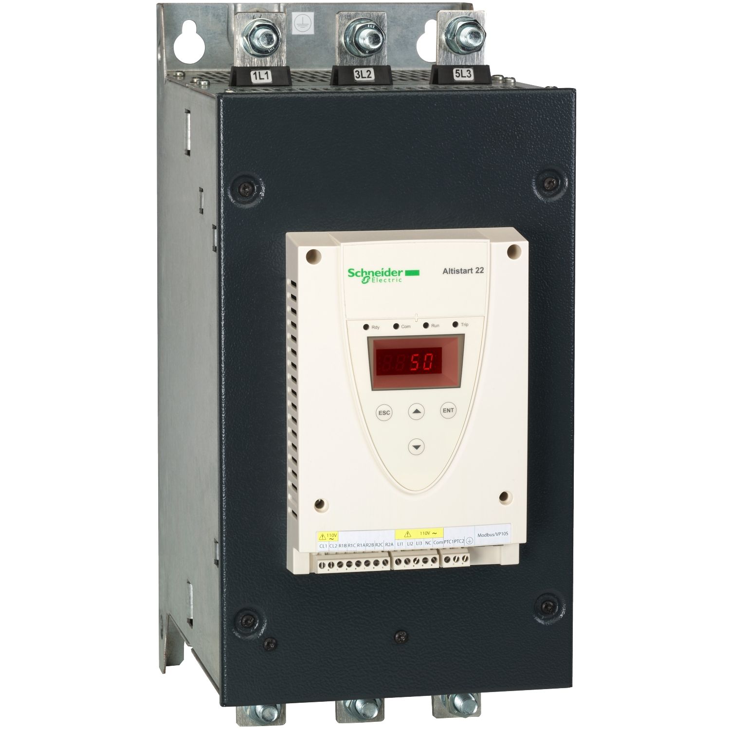 Picture of Soft starter, Altistart 22, ATS22 control 220V power 230V(110kW)/400...440V(220kW)