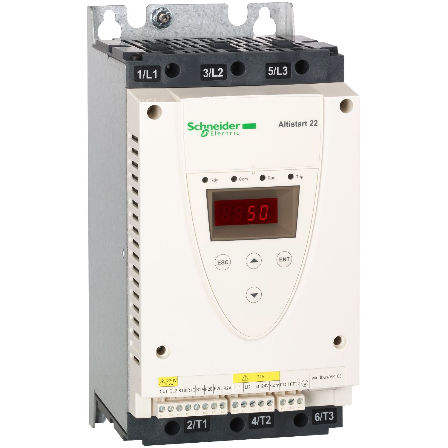 Picture of Soft starter, Altistart 22, ATS22 control 220V power 230V(7.5kW)/400...440V(15kW)