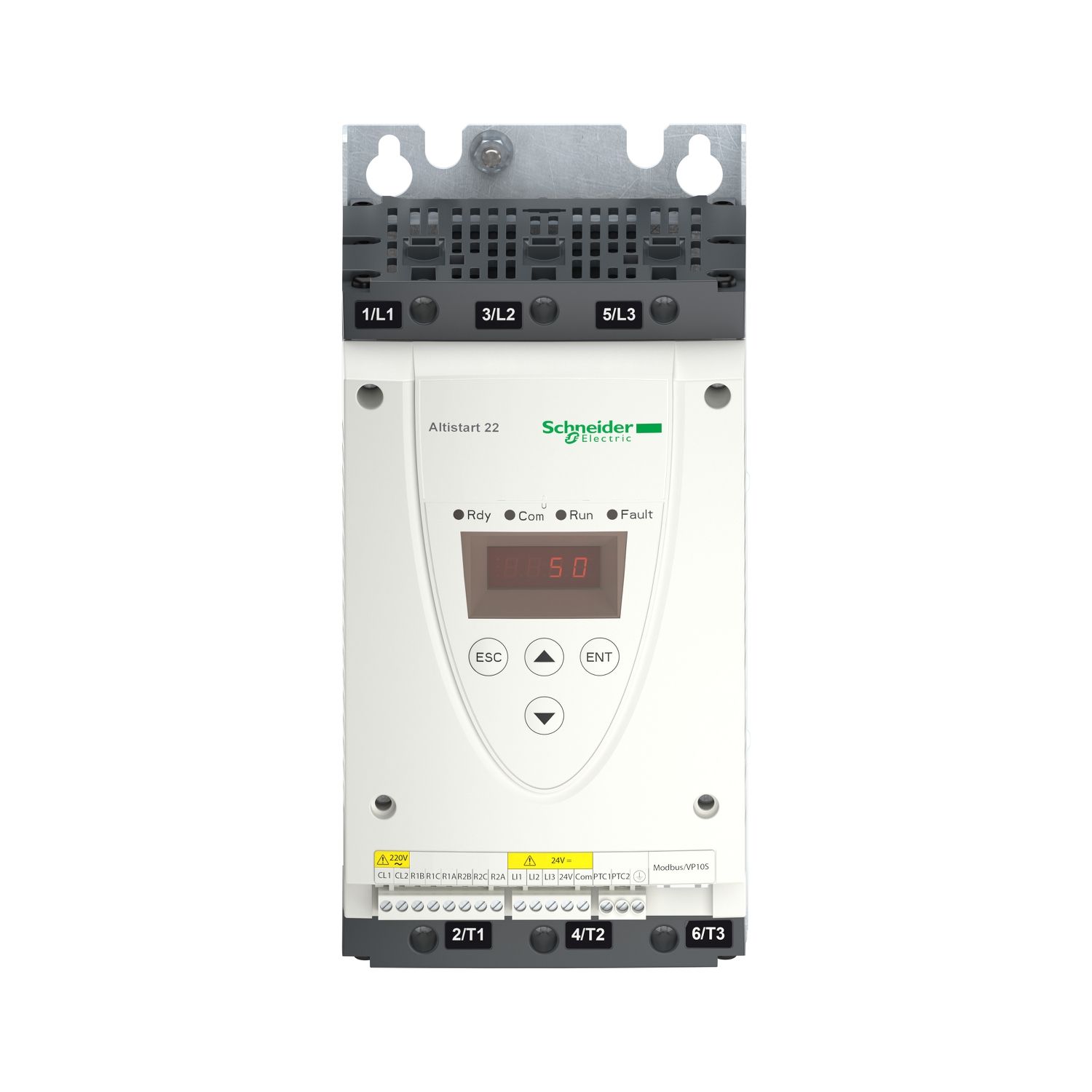 Picture of Soft starter, Altistart 22, ATS22 control 220V power 230V(11kW)/400...440V(22kW)