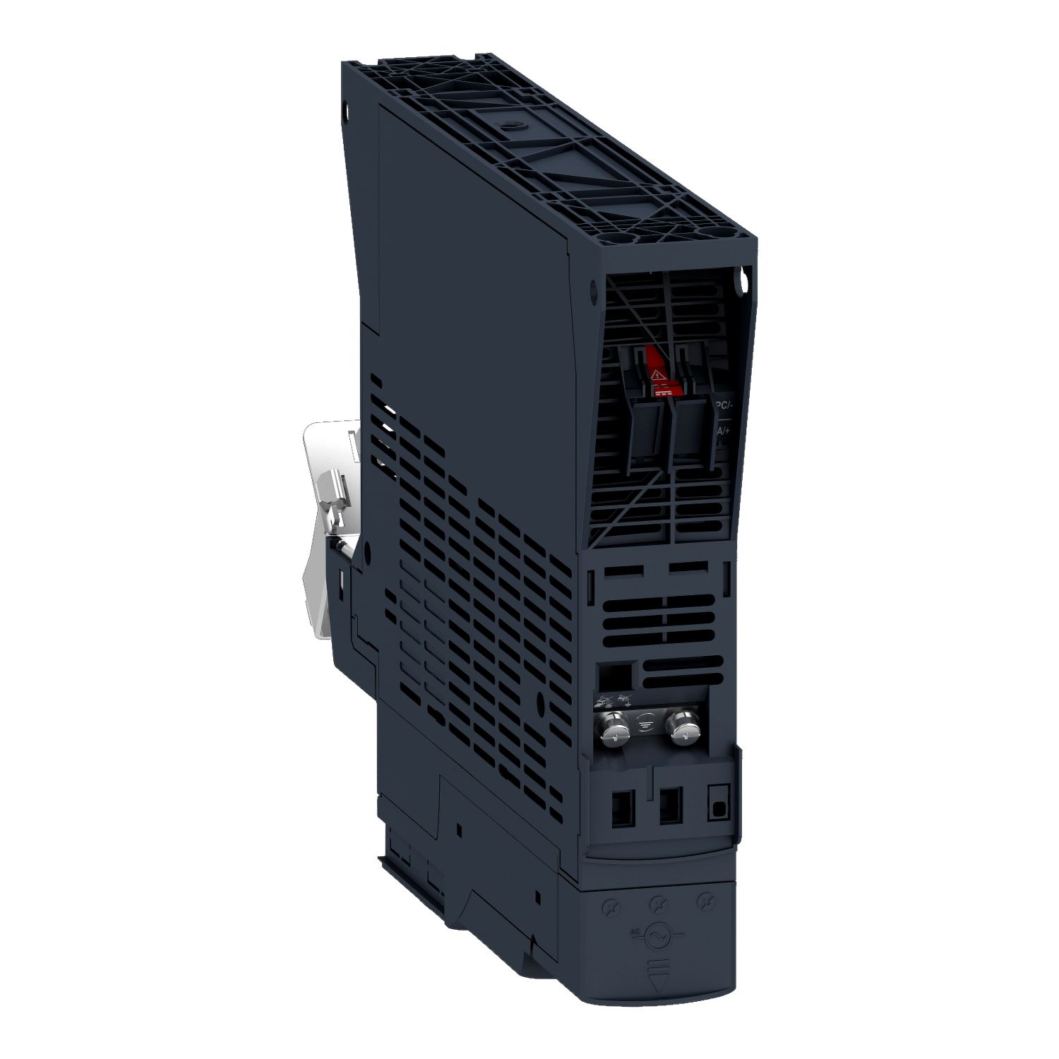 Picture of variable speed drive, Altivar Machine ATV320, 0.55kW, 200 to 240V, 1 phase, book