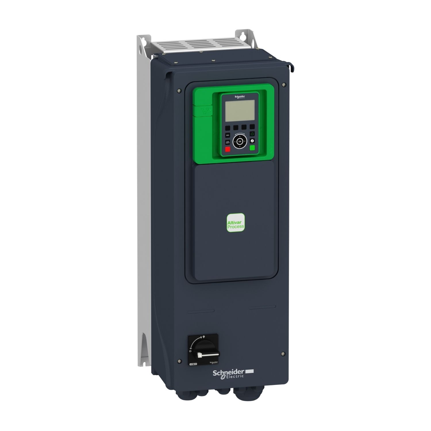 Picture of variable speed drive, Altivar Process ATV600, ATV650, 3kW, 380 to 480V, IP55, disconnect switch