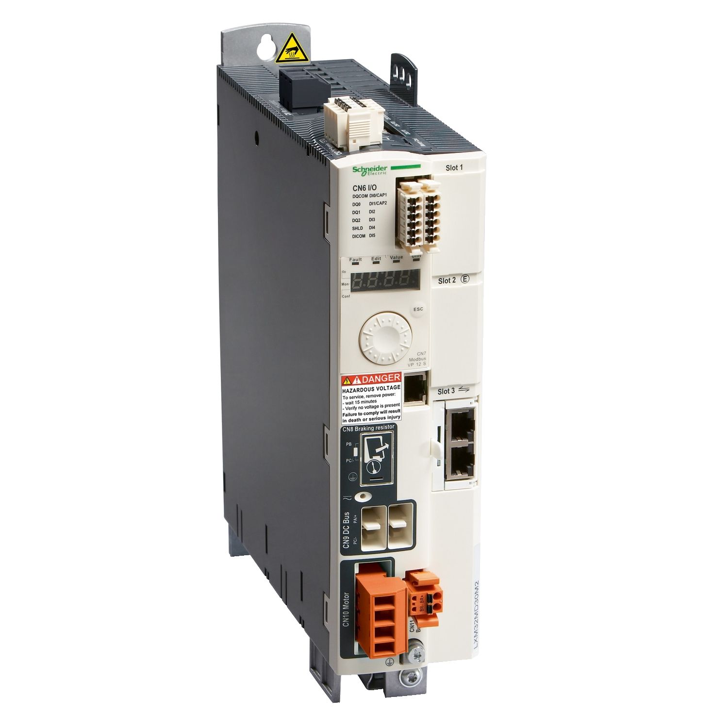 Picture of motion servo drive, Lexium 32, 6A, three phase, supply voltage 208 to 480V, 0.4kW