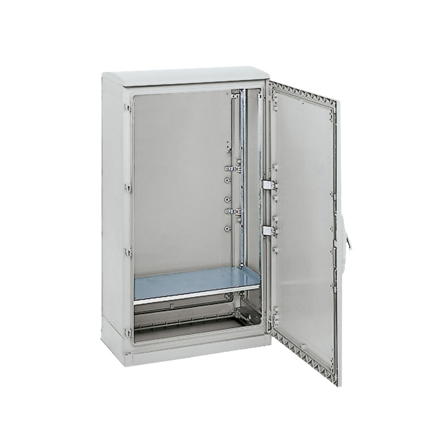 Picture of Set of 2 uprights for mount. hor.support plate or 19"chassis in PLAencl.H1000mm