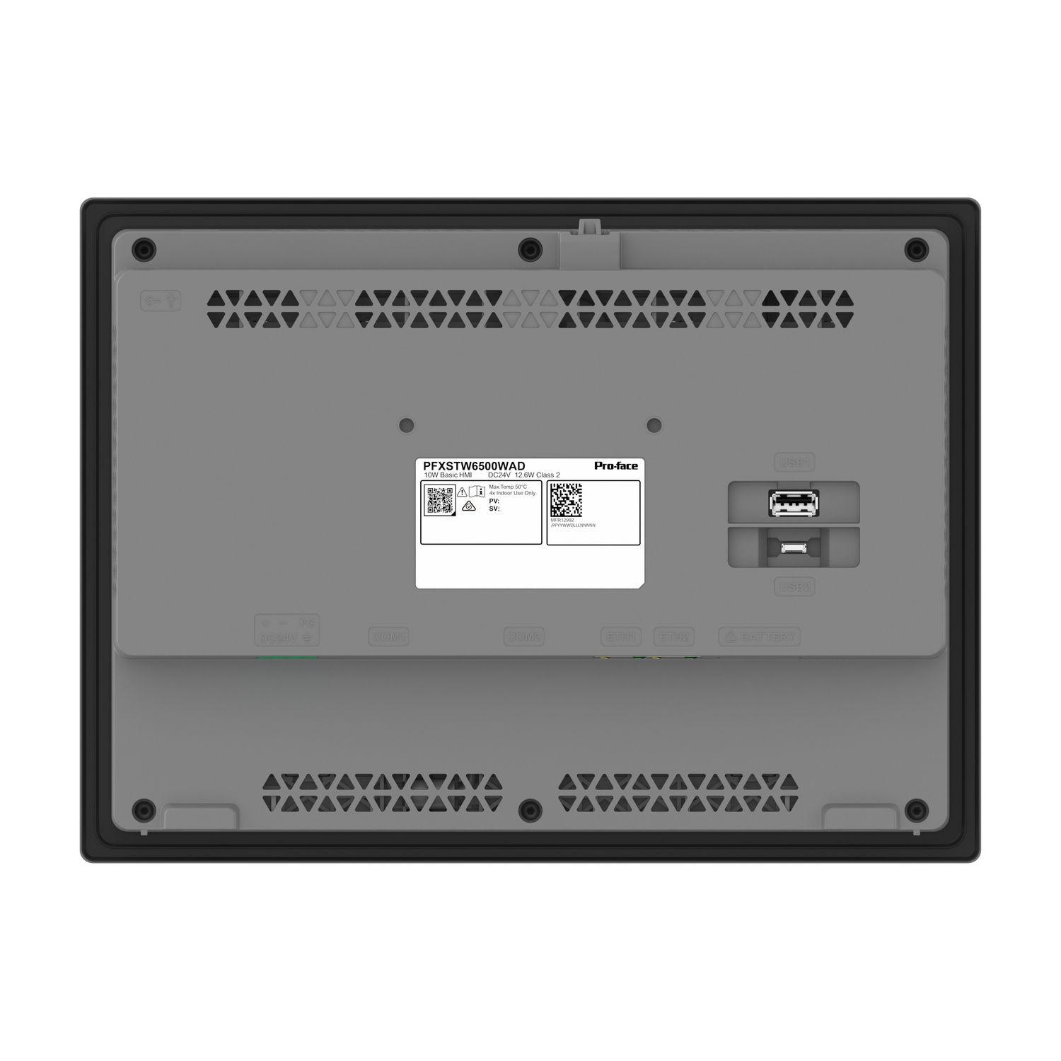 Picture of 4"W touch panel display, 1Ethernet, USB host, 24VDC