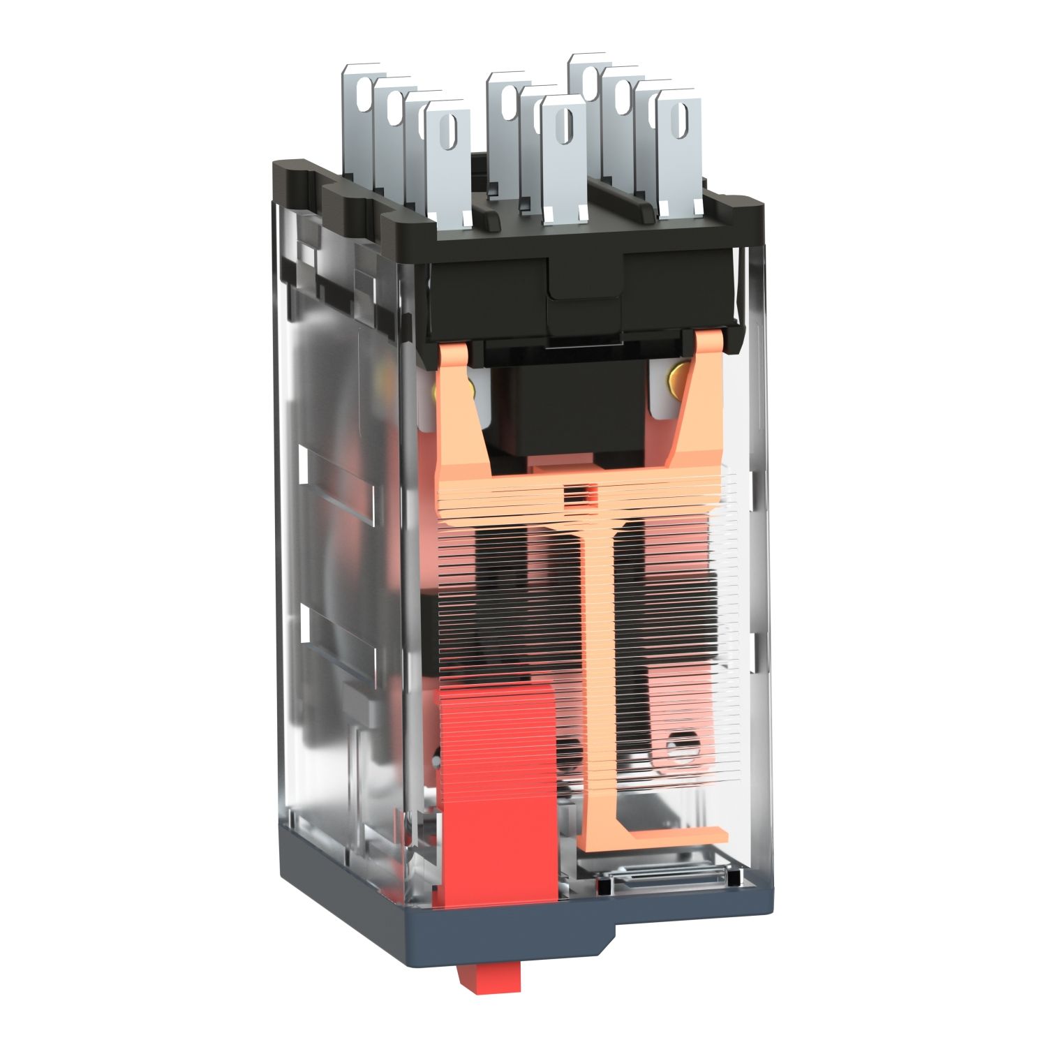 Picture of Harmony, RXM, miniature plugin relay, 4 C/O, 6 A,  120 VAC, with LED