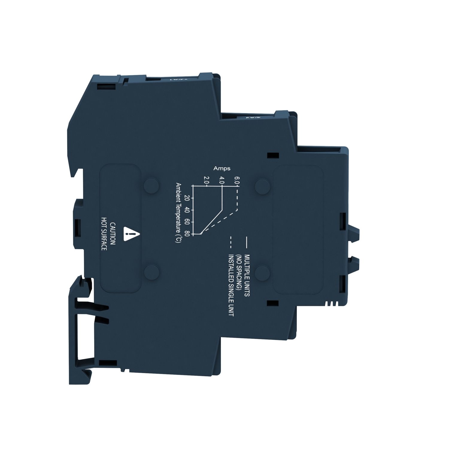 Picture of Solid state modular relay, Harmony Solid State Relays, 6A, DIN rail mount, random swtching, input 4...32V DC, output 48…600V AC