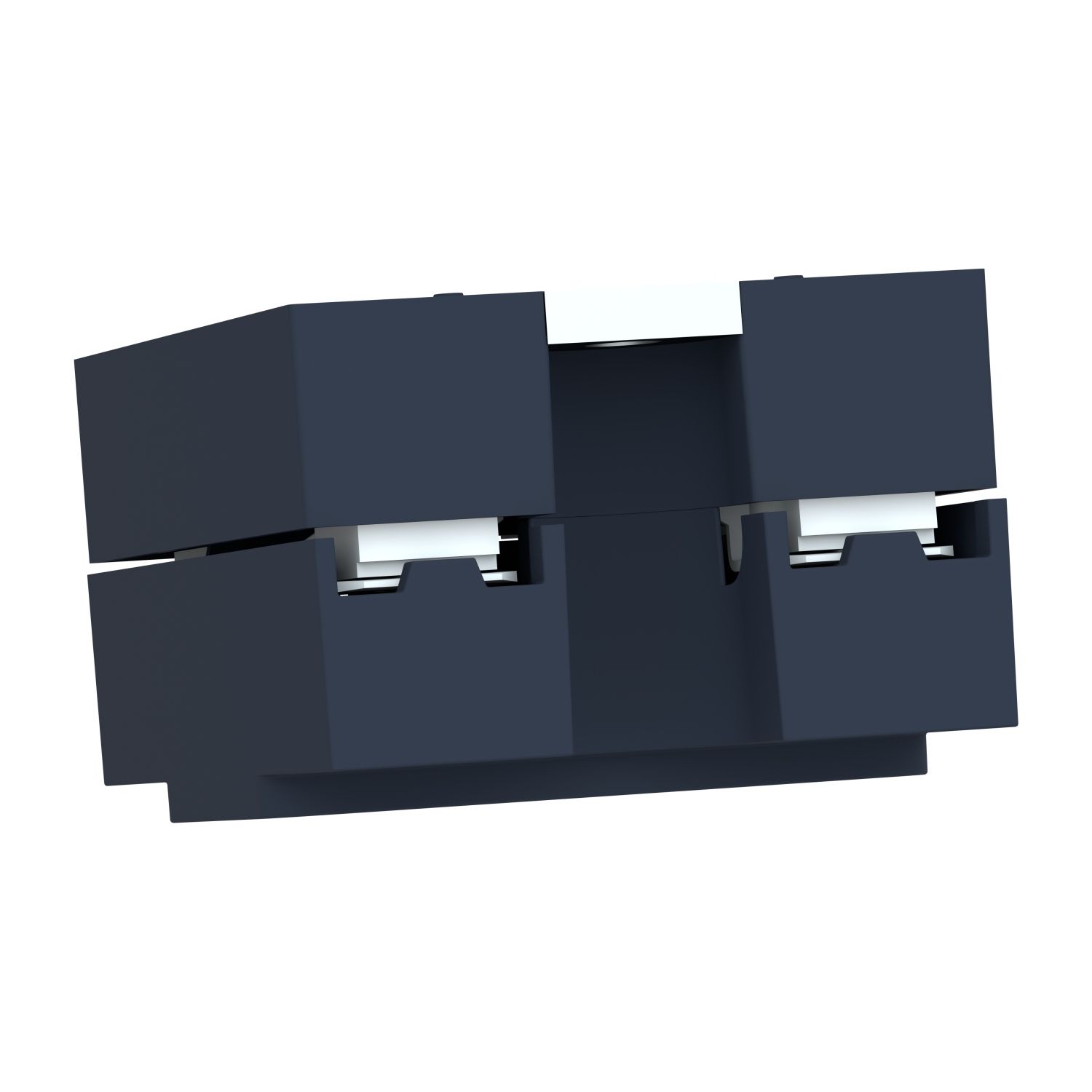 Picture of single phase relay, Harmony Solid State Relays, 75A, panel mount, zero voltage switching, thermal pad, input 3 to 32V DC, output 24 to 300V AC
