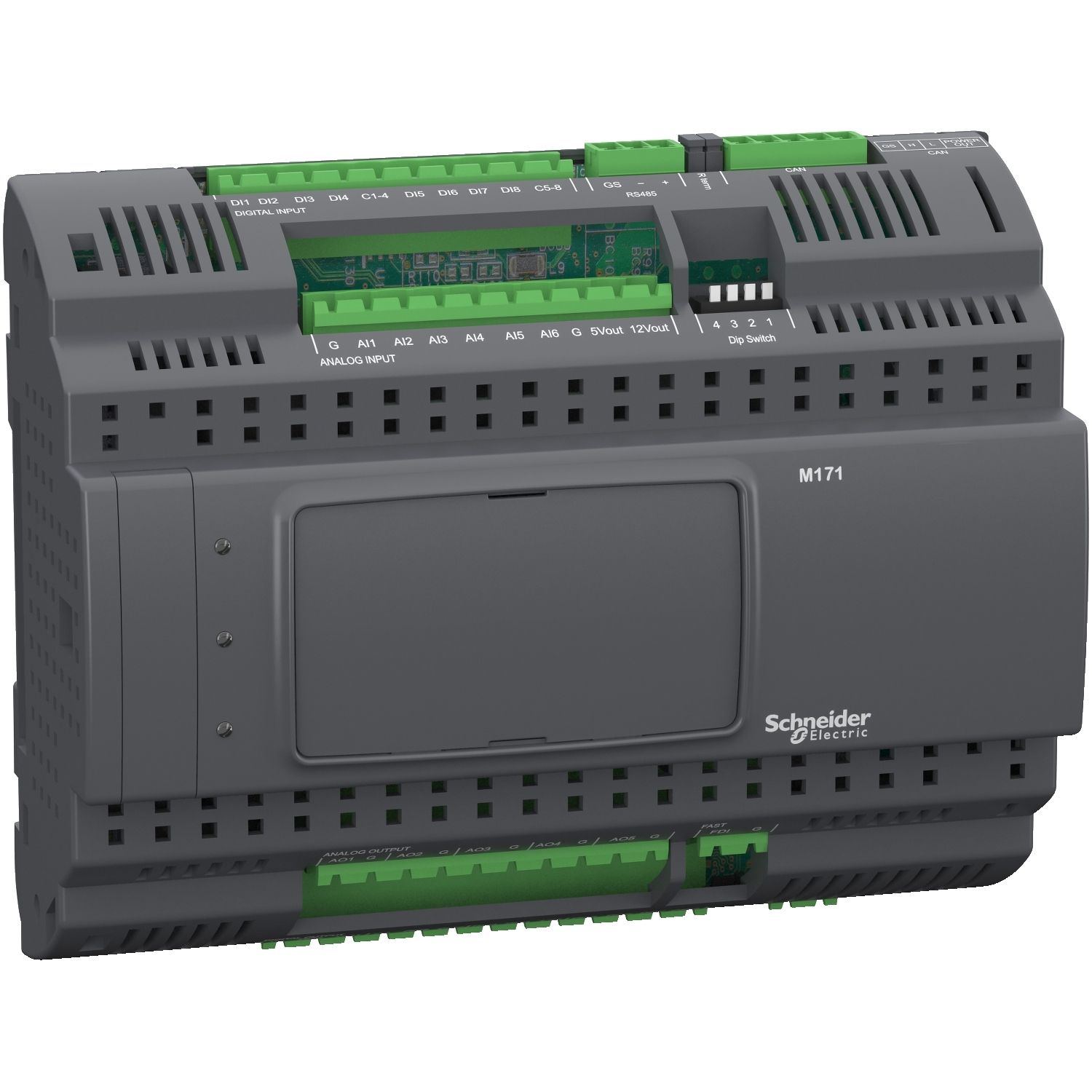 Picture of Controller, Modicon M171/M172/M173, performance blind 27 IO, Modbus