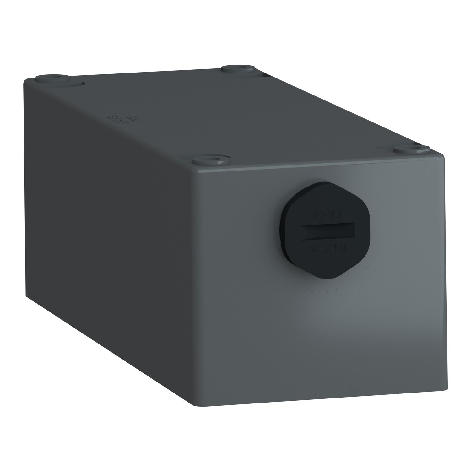 Picture of Empty control station, Harmony XALG, mineral reinforced polyamide, black, 4 cut outs, for severe environments