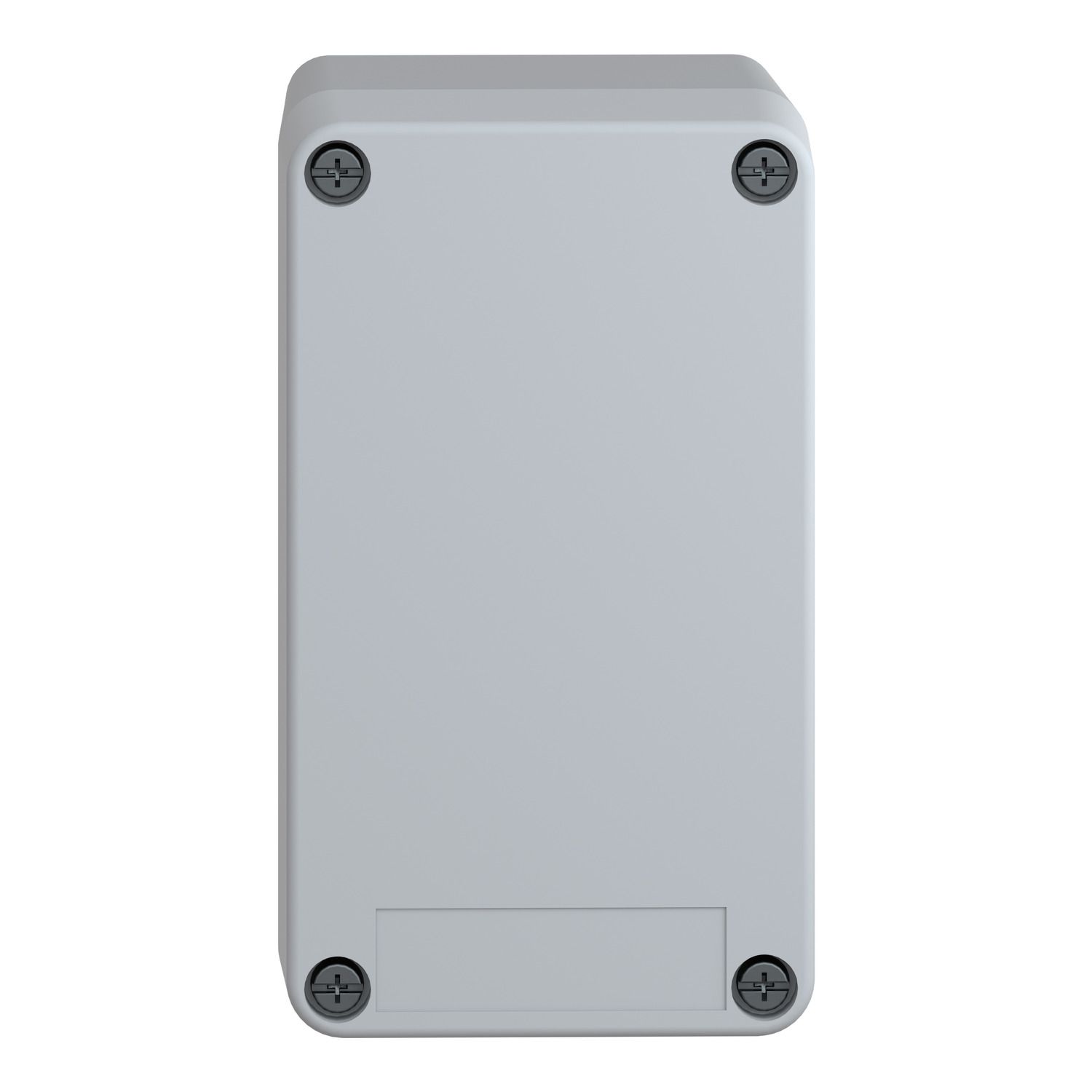 Picture of Empty control station without hinges, Harmony XAP, XB2 SL, plastic, grey, undrilled, 85x146x87mm