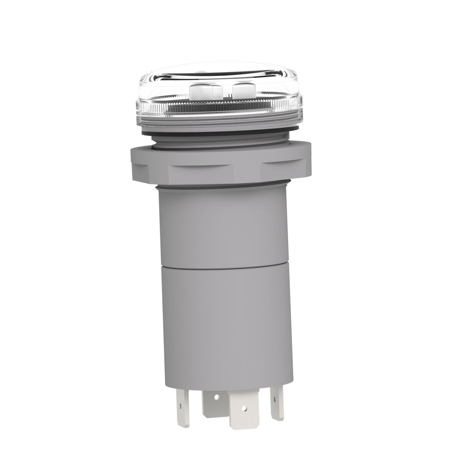 Picture of Monolithic pilot light, Harmony XB5, 3 phases Voltage, indicator with 3 LED, red, green, yellow, 400V AC