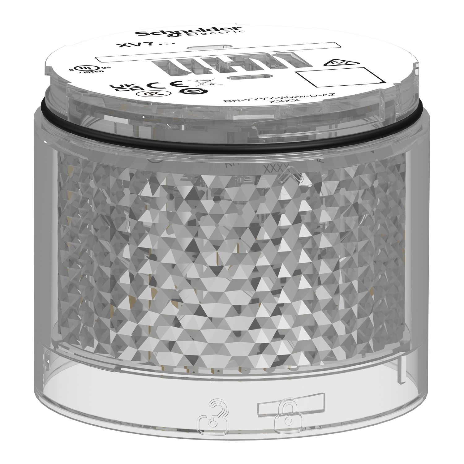 Picture of Light Module, Harmony XVB7 Modular Tower Light, White, Ø70mm, Flashing, Colored Lens