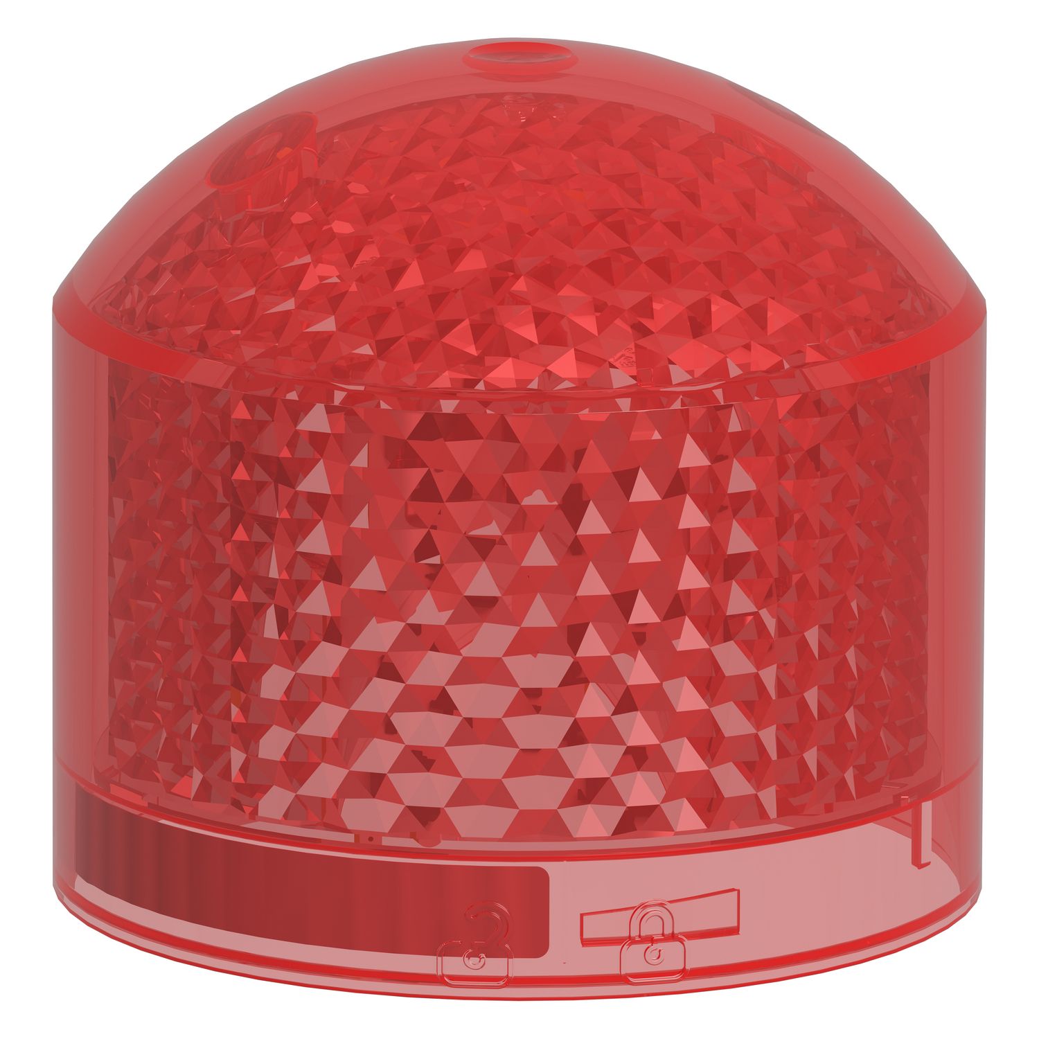 Picture of Light Module Beacon, Harmony XVB7 Modular Tower Light, Red, Ø70mm, Flashing, Colored Lens