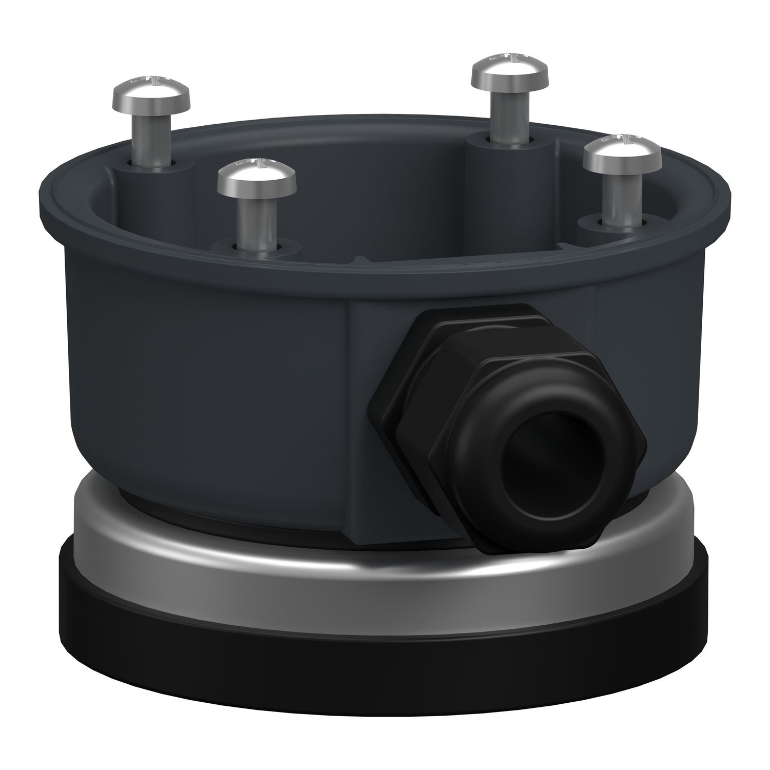 Picture of Universal Mounting Accessory, Harmony XV4/XV6/XVB7 Modular Tower Light, Plastic Magnetic Adapter, Grey