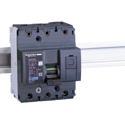 Picture of Miniature circuit breaker (MCB), Acti9 NG125N, 3P, 80A, C curve, 25kA (IEC/EN 60947-2)