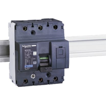 Picture of Miniature circuit breaker (MCB), Acti9 NG125N, 3P, 125A, B curve, 25kA (IEC/EN 60947-2)