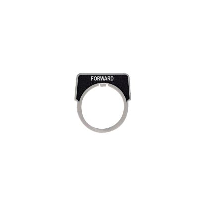 Picture of Legend, Harmony 9001K, Harmony 9001SK, 30mm, aluminium, black with silver letters, 40x43mm, marking FORWARD