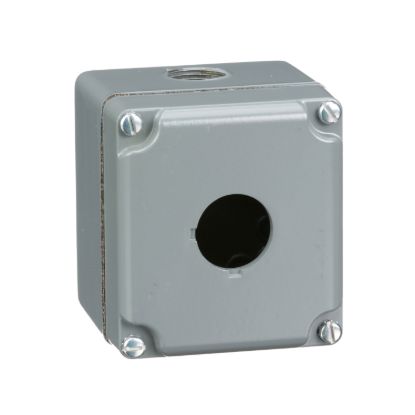 Picture of Empty enclosure control station, Harmony 9001K, Harmony 9001SK, aluminium, 1 cut out, 30mm
