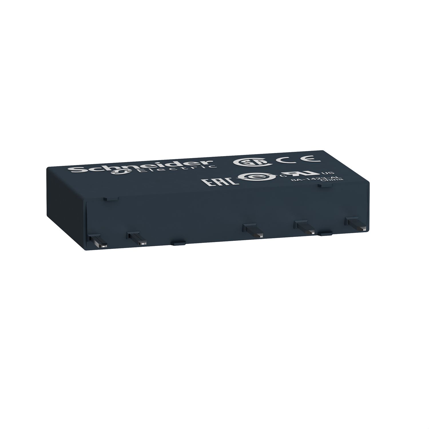 Picture of Slim interface plug in relay, Harmony Electromechanical Relays, 6A, 1CO, low level, 24V DC