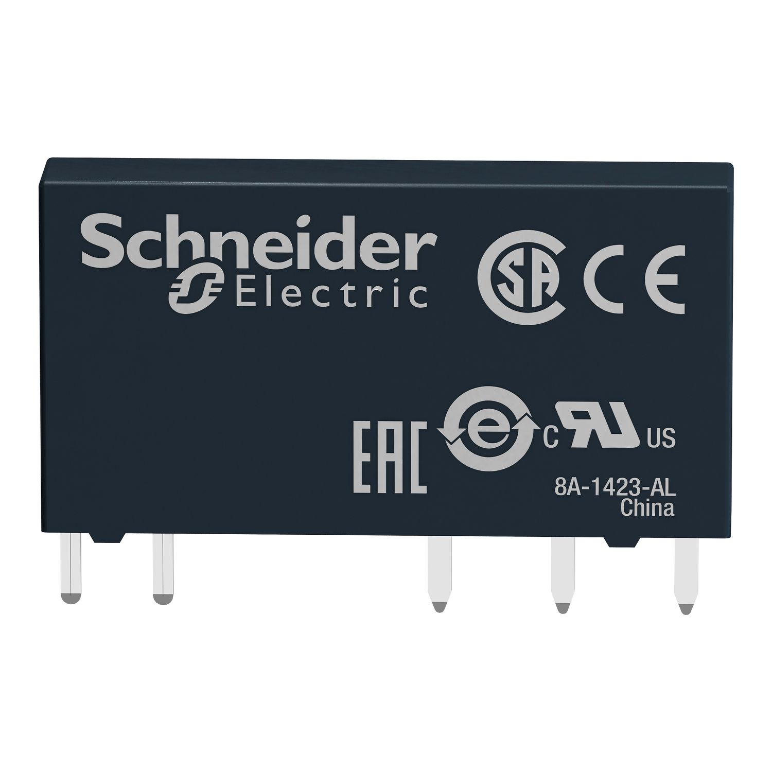 Picture of Slim interface plug in relay, Harmony Electromechanical Relays, 6A, 1CO, low level, 24V DC
