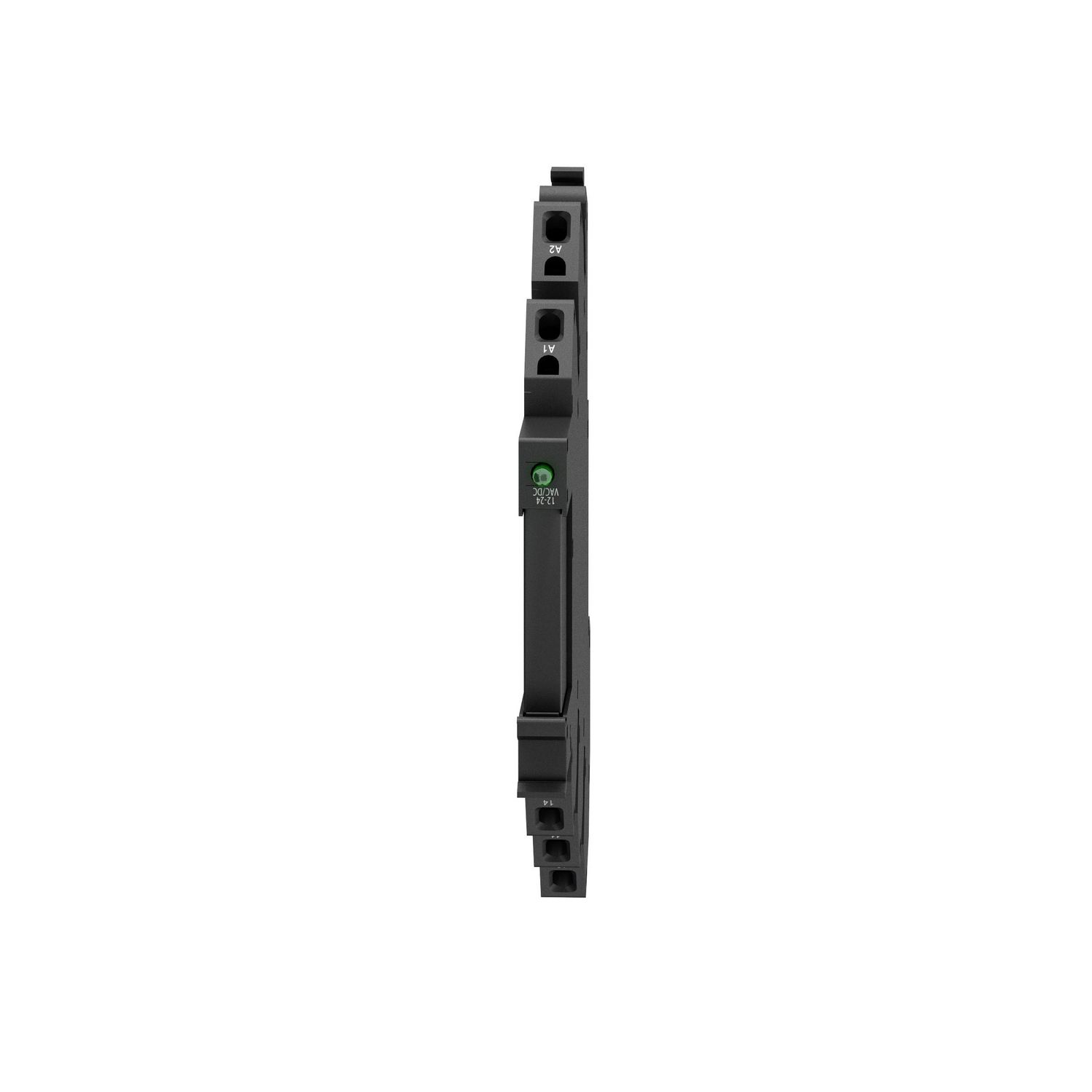 Picture of Socket equipped with LED and protection circuit, Harmony Electromechanical Relays, for RSL1 relays, spring terminals, 12...24V AC DC
