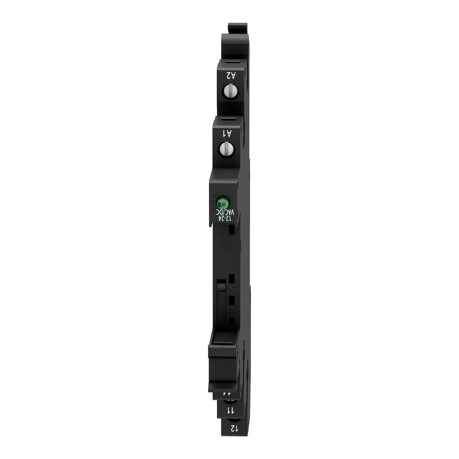Picture of Socket equipped with LED and protection circuit, Harmony Electromechanical Relays, for RSL1 relays, srew connector, 12...24V AC DC